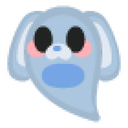 Ghost Bunny Sticker